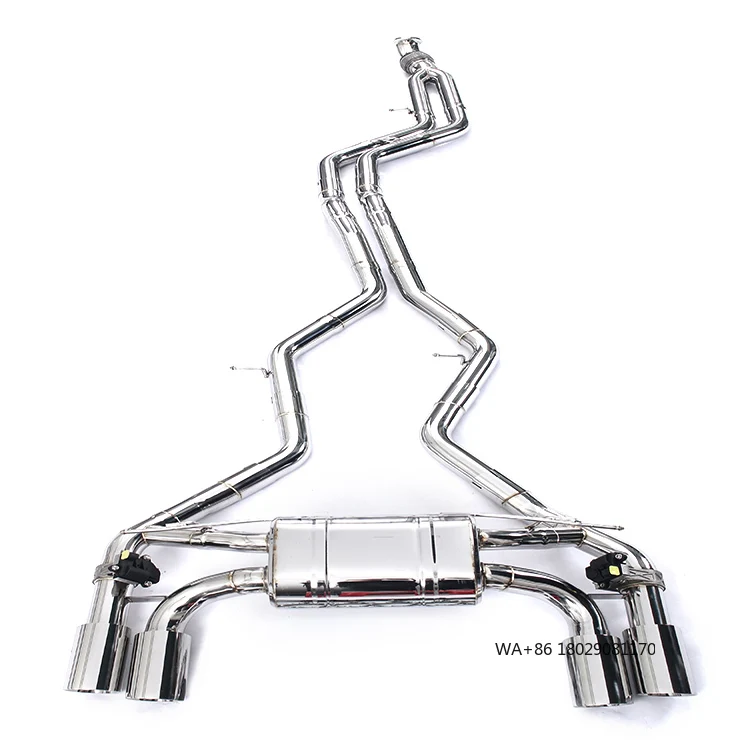 

Выхлопная система Cat-Back из нержавеющей стали с электронным клапаном и глушителем для BMW M2/M2C F87 3.0T 2017 года