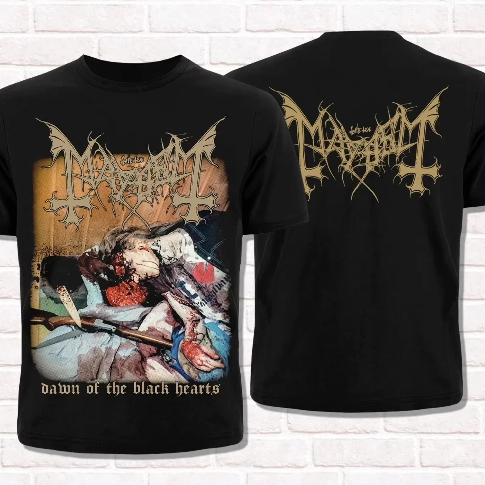 T-shirt Archgoat 2025 – Style Brutal Black Metal War Metal Unholy – Hauts et T-shirts en Coton à Manches Courtes pour Femme – Collection High Street