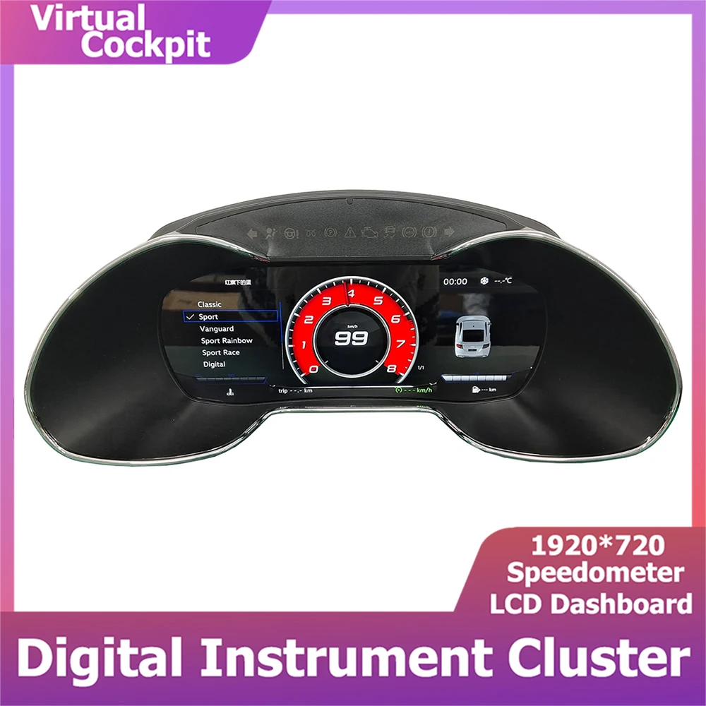 

Цифровой приборный щиток (панель приборов) с ЖК-тахометром для Audi TT TTS A3 A4 A5 A6 A7 Q5 Q3 RS5, виртуальная приборная панель, спидометр