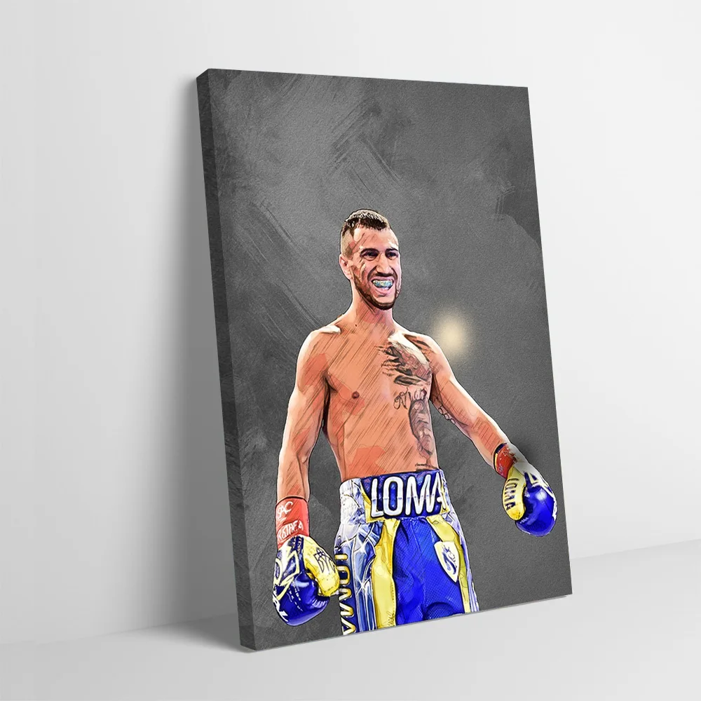 Vasyl Lomachenko Poster Customizable Printed Canvas Painting Wall Art Gift for Gaming Room Decoration Home Decor Items Wand Deko