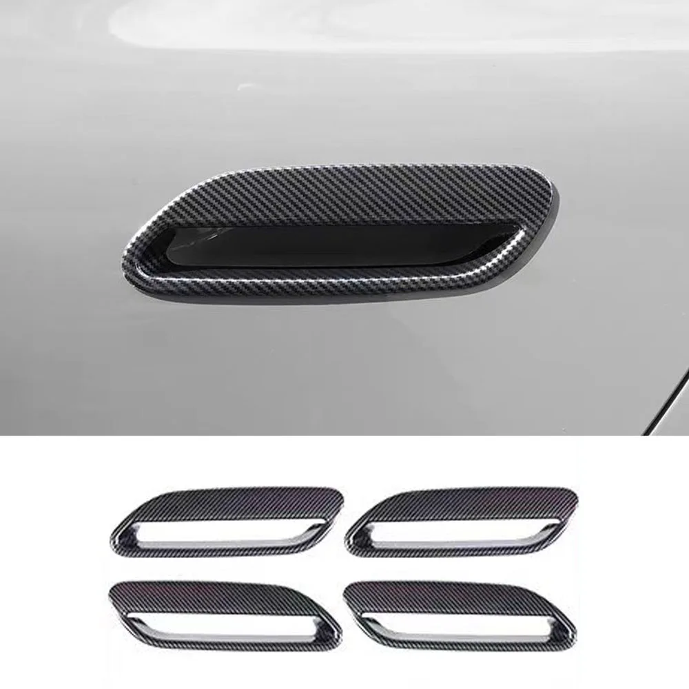 

Fit For Xiaomi SU7 2025 2026 Fully Chartered Car Door Handle Sticker Decoration Door Bowl Protection Carbon Fiber Accessories