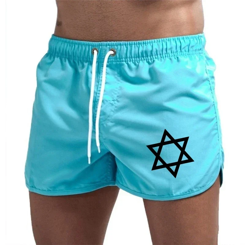 Mode, lässig, täglich, Sommer, Herren-Shorts, 2025, Strandhose, Schwimmen, Fitnessstudio, Hose, schnell trocknend, Schwimmen, Homme, Surfen, Lüften, Kordelzug