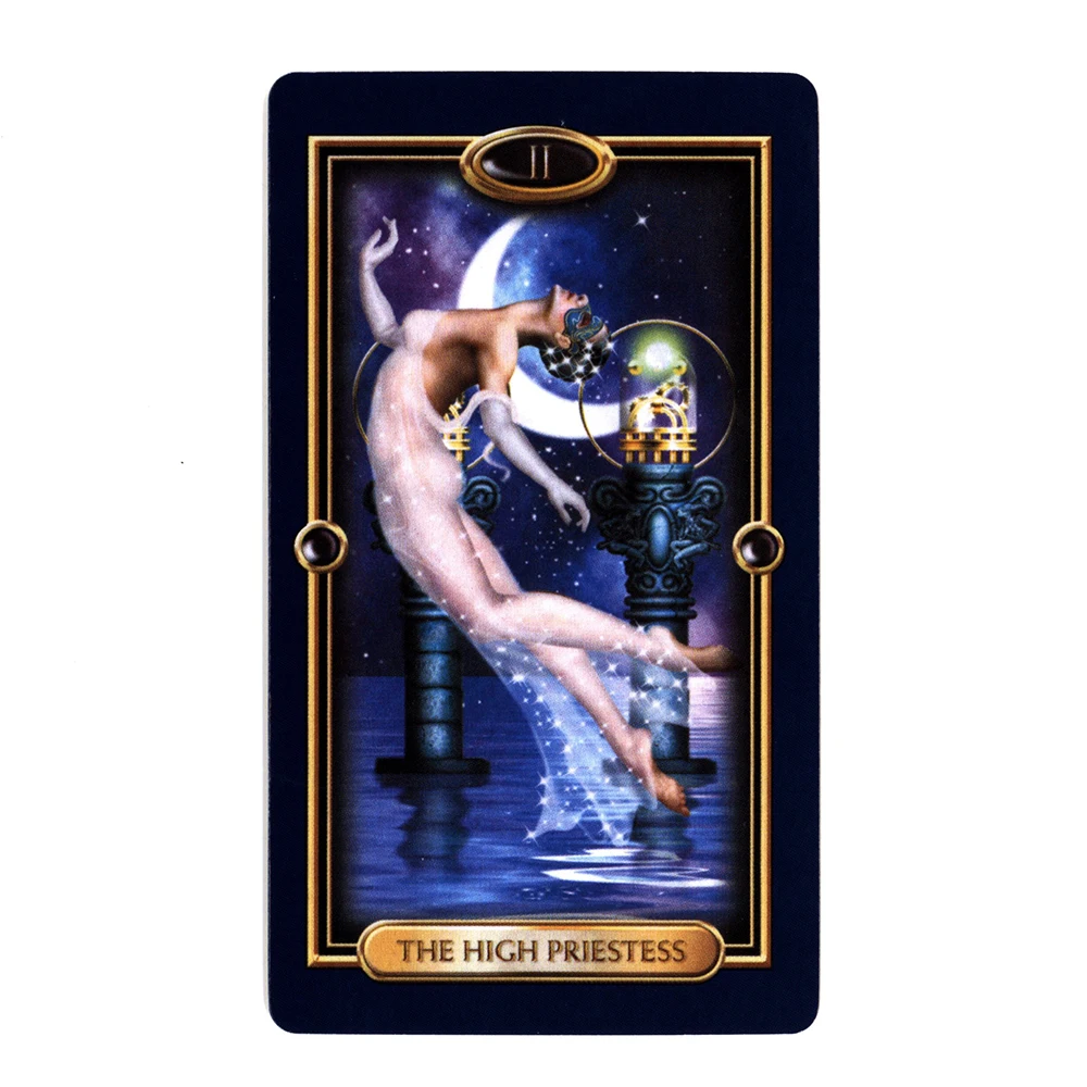 2021The Most popular gold Tarot Deck  Affectional Divination Fate Game Deck Palying Cards For Party Game  English Version