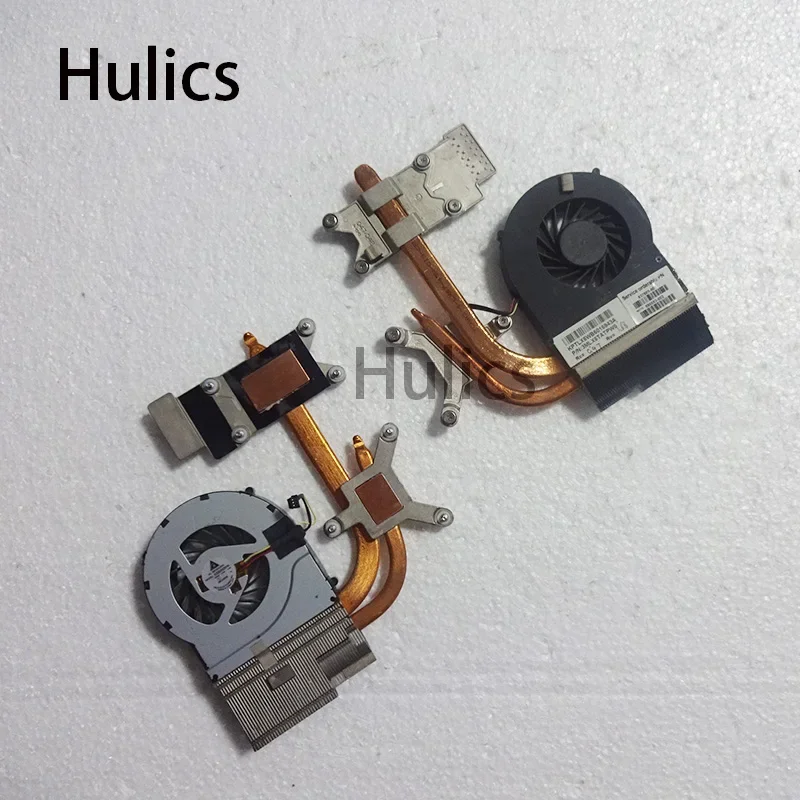 Hulics Used For HP DV6-3000 DV7-4000 DV6 DV7 Cooling Heatsink With Fan 622032-001 637609-001 604787-001 609965-001