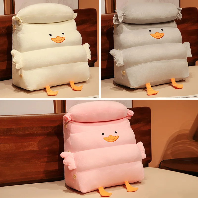 

55cm New Candy Duck Plush Toy Dining Chair Goose Triangle Plushies Pillow Stuffed Animal Cushion Soft Kids Baby Toys Home Decor