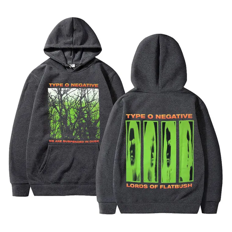 Type O Negative We Are Suspended Is Dusk Hoodie Lords of Flatbush Hoodies Men Women Rock Vintage Oversized Sweatshirt Pullover