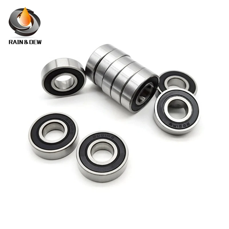 2PCS 6205RS Chrome Steel Bearings  25*52*15 mm ABEC-7 Deep Groove Bearing Rubber Sealed 6205 6205-2RS