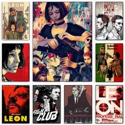 1PC Retro Print Fight Club  Leon  Poster Paper Print Home Living Room Bedroom Entrance Restaurant Cafe Art