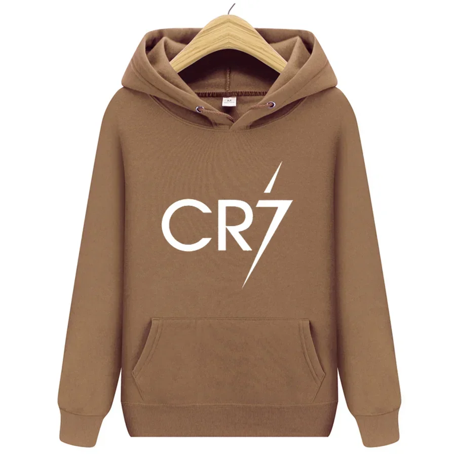 Sudadera con capucha de Cristiano Ronaldo para hombre y mujer, CR7 con estampado de ropa de calle, sudaderas con capucha de estrella de fútbol, Tops de moda, jerséis