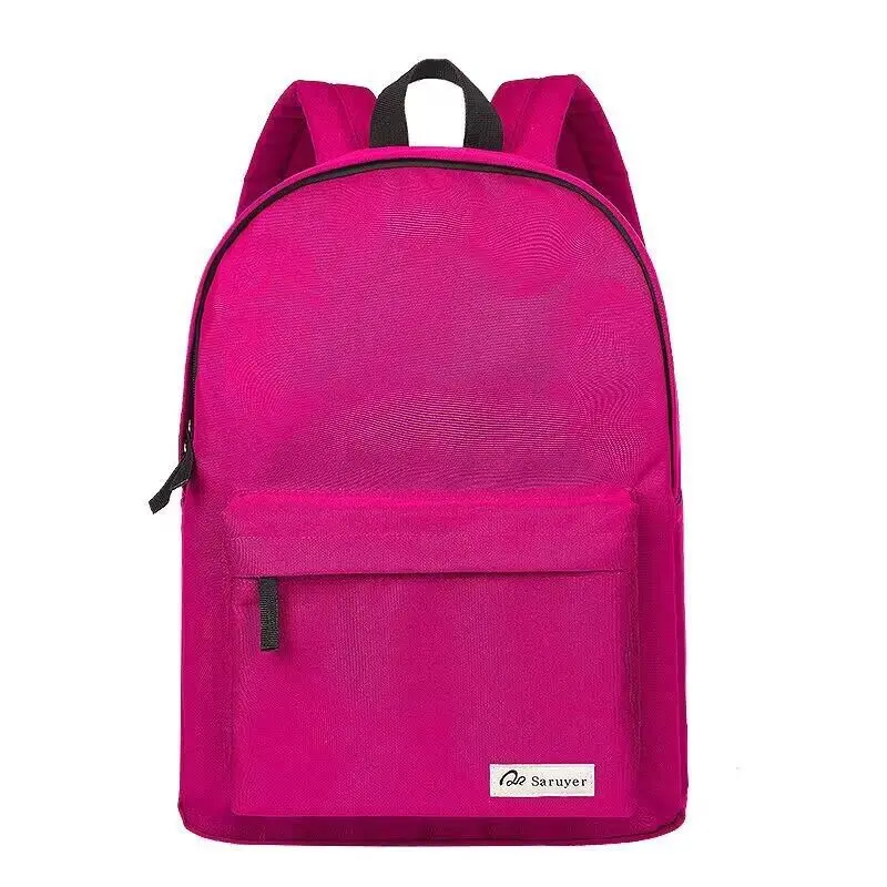 Klassische Feste Farbe Campus Rucksäcke Freizeit Taschen Schule Tasche