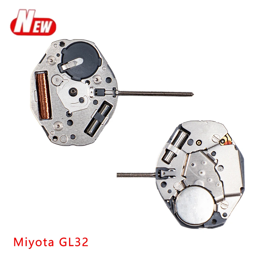 New Miyota GL32 Movement Quartz Electronic GL30 Movement Three Hands Watch Repair Movement Replacement Parts