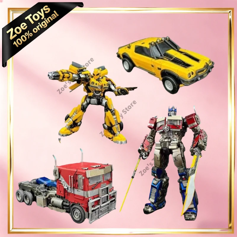 

Transformer Movie Serie Optimu Prime Bumblebe Alloy Deformable Robot Action Figure 100% Authentic In Stock Gift Toy
