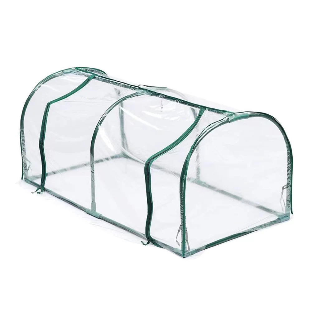 Invernadero de jardín al aire libre, cama de flores sin fondo, transparente, cubiertas de plástico para Preservación de flores, 1 piezas