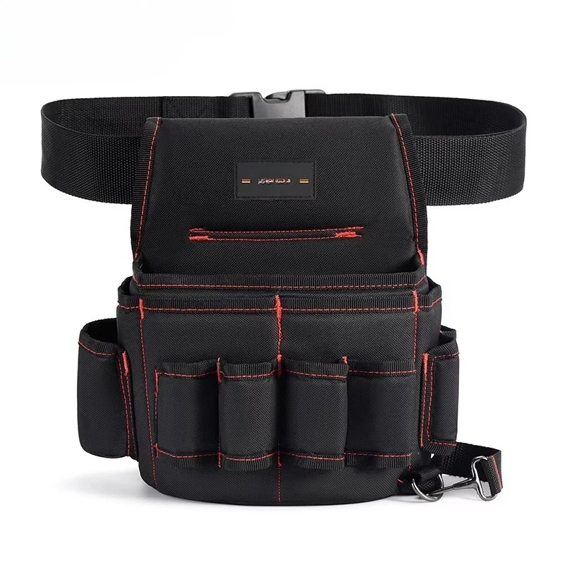 

Craftsman Storage Heavy-Duty Electrician Waist Kit Custom High Quality Multi-Pocket Organizer Leather Tool Backpack