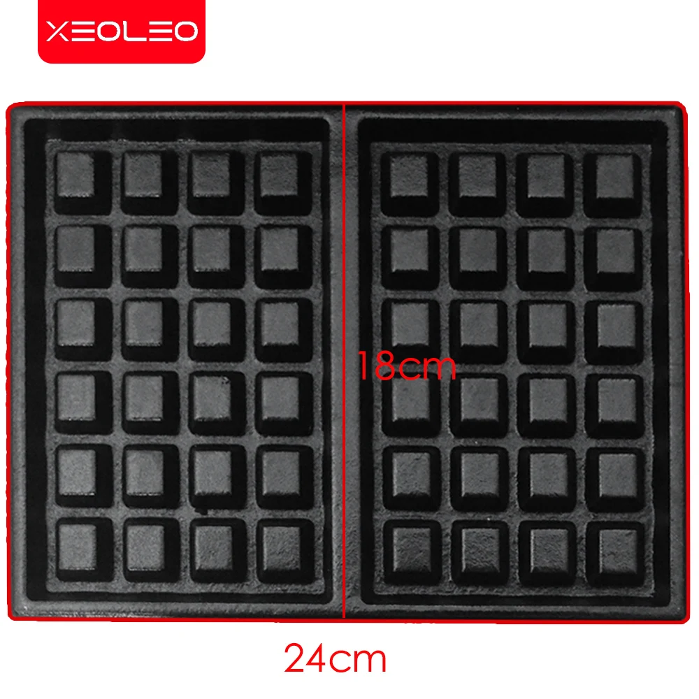 XEOLEO 3200W Electric Waffle Maker Double Plates Waffle Maker Machine Non-Stick Pan Bread Maker Machine
