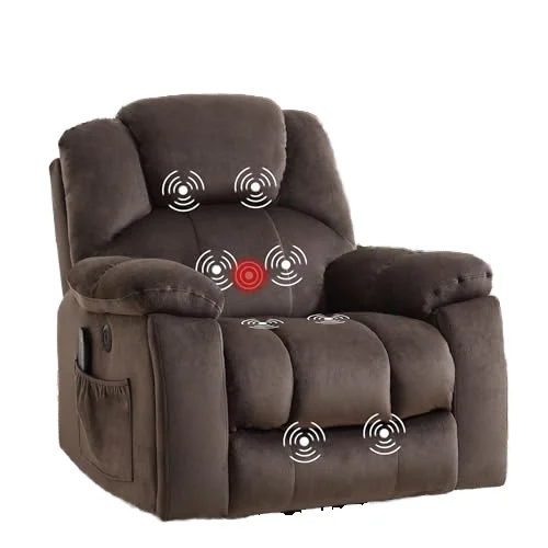 Factory Direct Power Lift Recliner Chair Massage Heating Features Upholstered Comfy Chair For Elderly Cup Holders Side USB