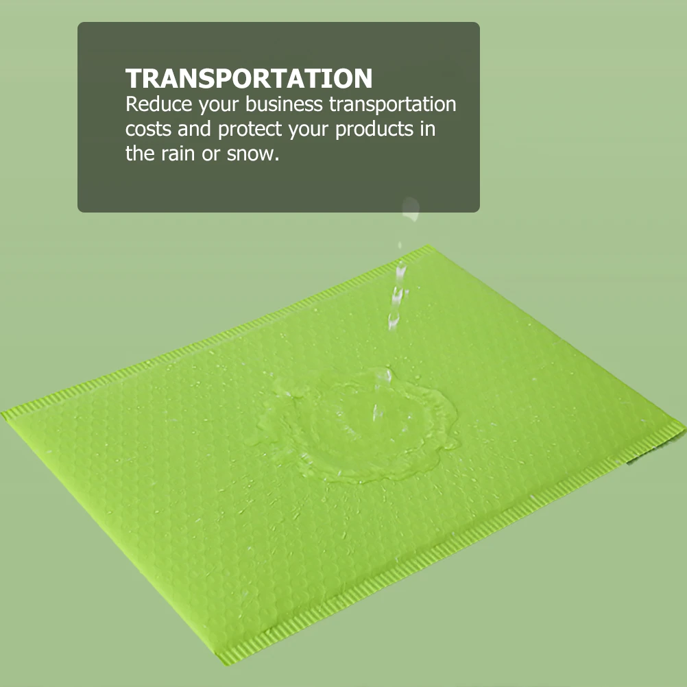 

20 Pcs Waterproof and Shockproof Packaging Bag Padded Bubble Pouch Complex