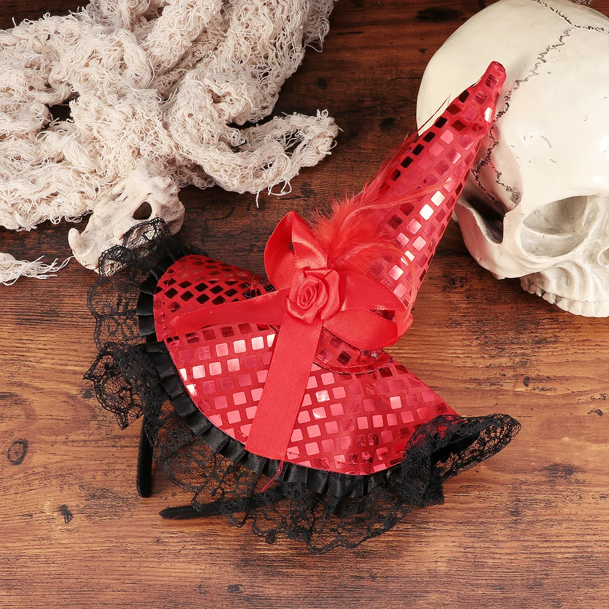 2 stks Heks Slijtage Duurzaam Party Fancy Dress Festival Cosplay Cap Accessoires Halloween Wear Cosplay Cap Drama Hoed