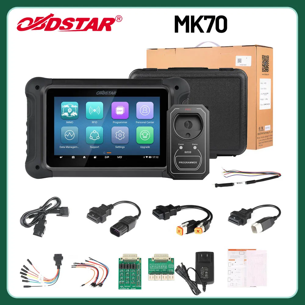 Newest OBDSTAR MK70 Motorcycle Immobilizer Key Programmer and Mileage Programmer Supports Multi-language