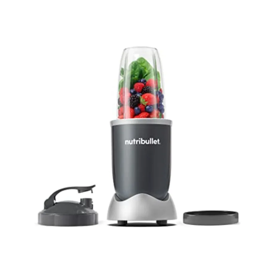 

Personal Blender for Shakes Smoothies Food Prep and Frozen Blending 24 Ounces 600 Watt Gray NBR-0601WM