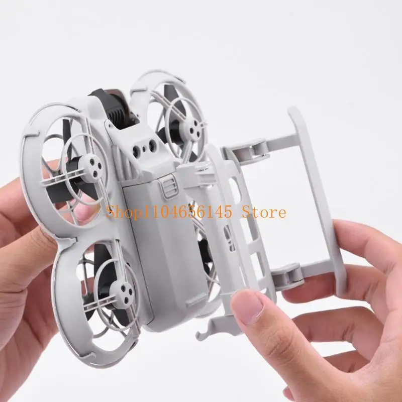 652F Heightened Landing Gear Landing Skids for Drones Foldable Support Legs with Screw Fixation Accessories