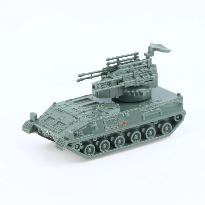 4D DIY Assembly 1/144 Chinese Type 11 Armored Assault Vehicle Model 2/4Pcs Military Collectible for Adult Hobbyists Gift