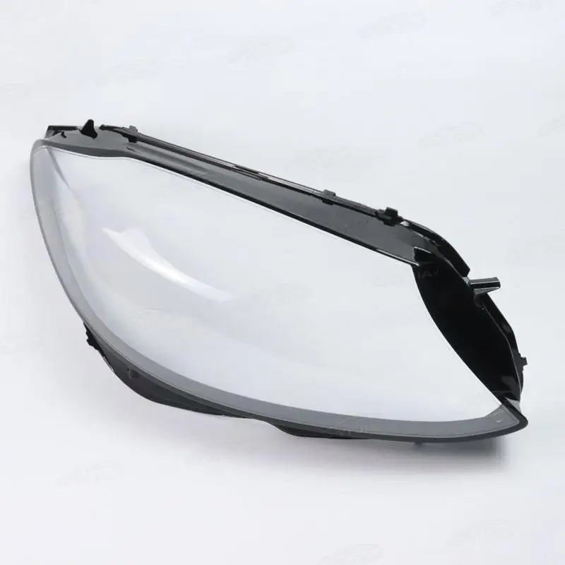 لمرسيدس بنز W205 C كلوس C280 C300 2015-2017 زوج كشافات غطاء شفاف عاكس الضوء عدسة المصباح قذيفة