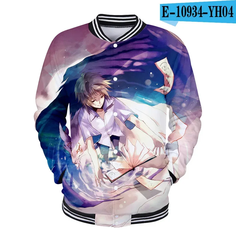ซิซิ 2233 อะนิเมะ'หนังสือของเพื่อนคอสเพลย์เบสบอลผู้ชายเสื้อแจ็คเก็ตบอมเบอร์สตรีทฮิปฮอป Natsume Yuujinchou เบสบอล