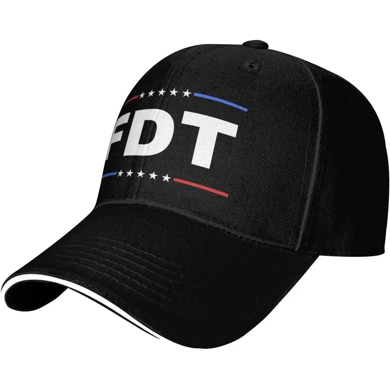 Unisex Solid Trucker-Style Baseball Hat Cap, Outdoor Running Cap with Metal Adjustable Clasp & Wide Brim Sun Protection, Fits Most Head Sizes, Great for Travel Days & Daily Commuting, All Seasons, Hand Wash Care for Adults