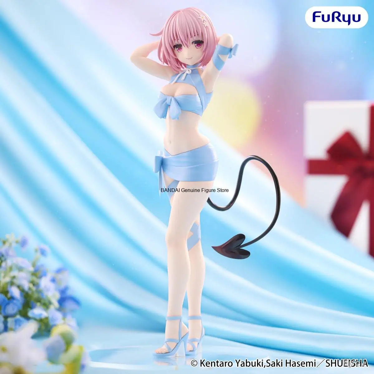IN Stock Original FuRyu BiCute Ribbons To LOVEru Darkness Momo Belia Deviluke Anime Action Figure Model Nice Collectible Gif