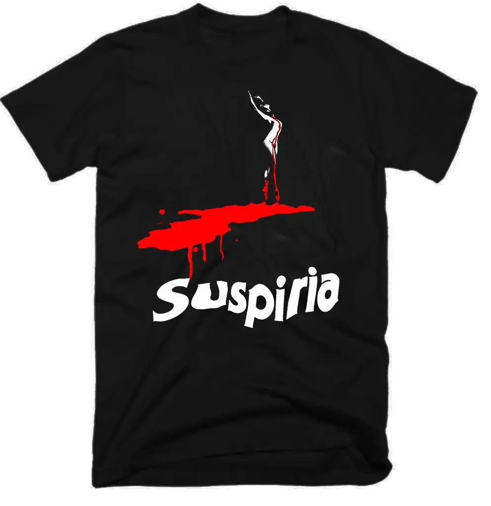 

Classic Horror Movie Suspiria T-Shirt 100% Cotton O-Neck Summer Short Sleeve Casual Mens T-shirt Size S-3XL