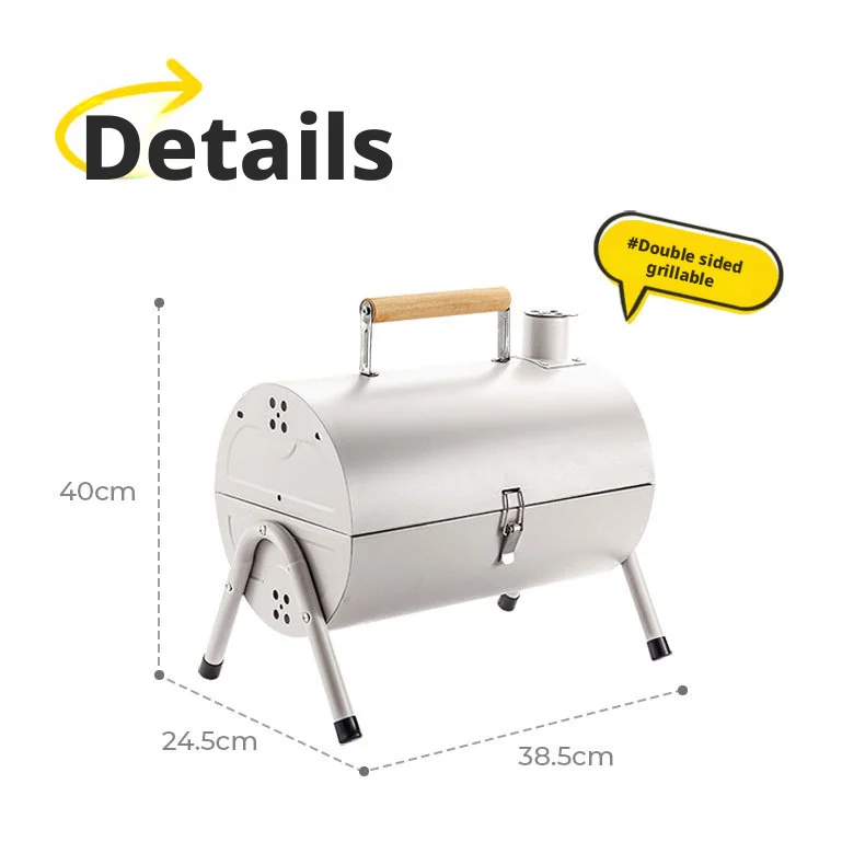 Camping Kitchen Stoves Portable Wood  Carbonization Charcoal Stoves With Oven  Camping Cooking Stove Camping Hiking Products