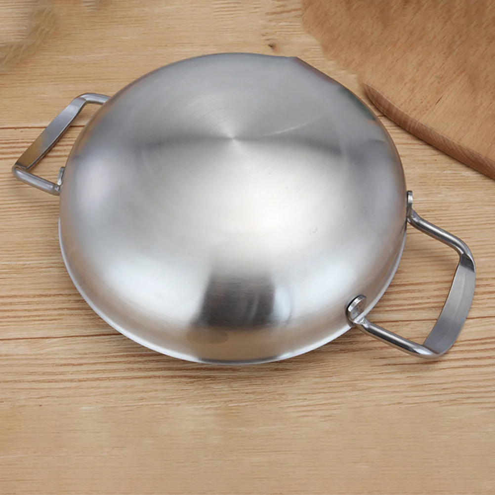 

Stainless Steel Seafood Pot 22Cm Silver Mini Pan Polished Mirror Finish Oven Dishwasher Safe Wide Loop Handles Home Kitchen
