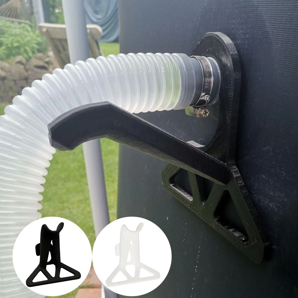 Soporte de protección para manguera de piscina de 32 mm, soporte de manguera con protección contra pliegues impreso en 3D, conector de flujo para piscinas Intex Bestway al aire libre