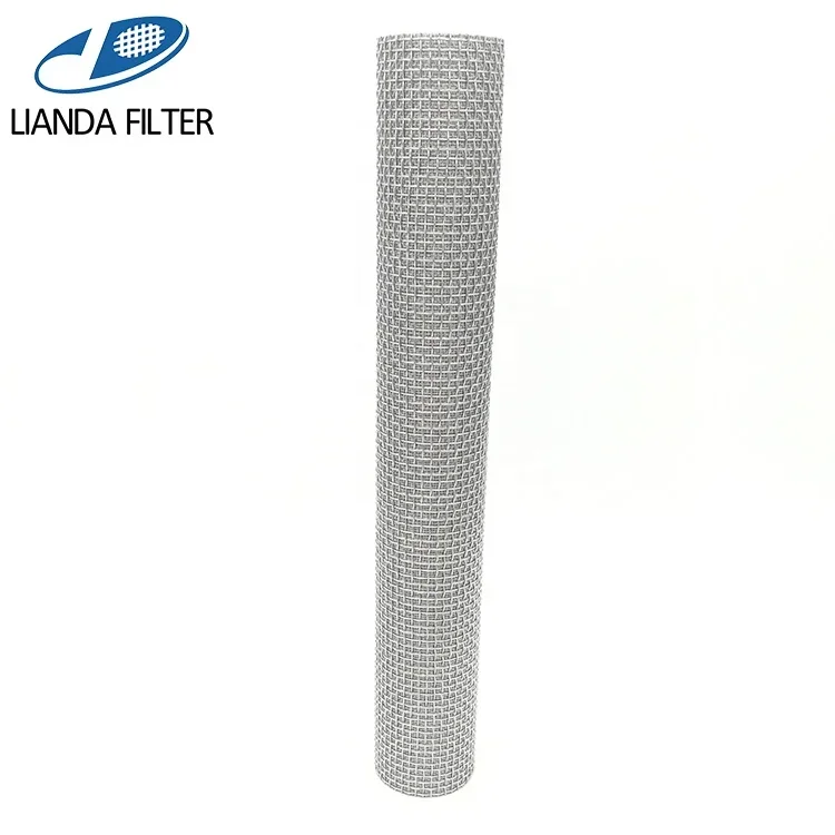 Stainless steel plain weave sintered wire mesh sand control filter for water or oil well