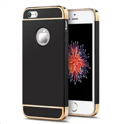 For iPhone 5 / 5s / se Case, 3 in 1 Hybrid Hard PC Ultra Light Anti Shockproof Protective Cover