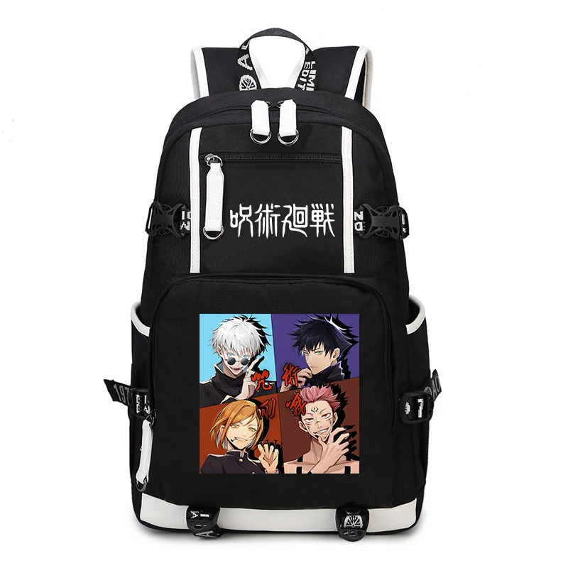 Jujutsu Kaisen anime print student schoolbag youth backpack outdoor travel bag kids back to school gift