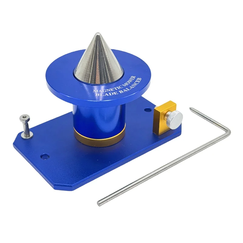 【24 Hours Sale】All Mowers Compatible Wall Mounted Lawn Mower Blade Balancer With Gardening Tools Accessories Blue