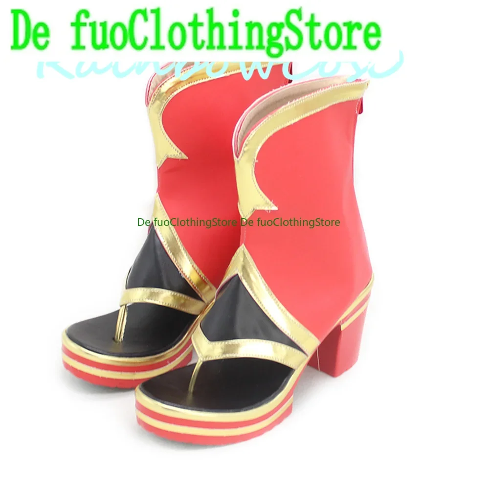 

Defuo Pretty Derby Umamusume Kitasan Black Cosplay Shoes Boots Game Anime Halloween Christmas Shoes Store