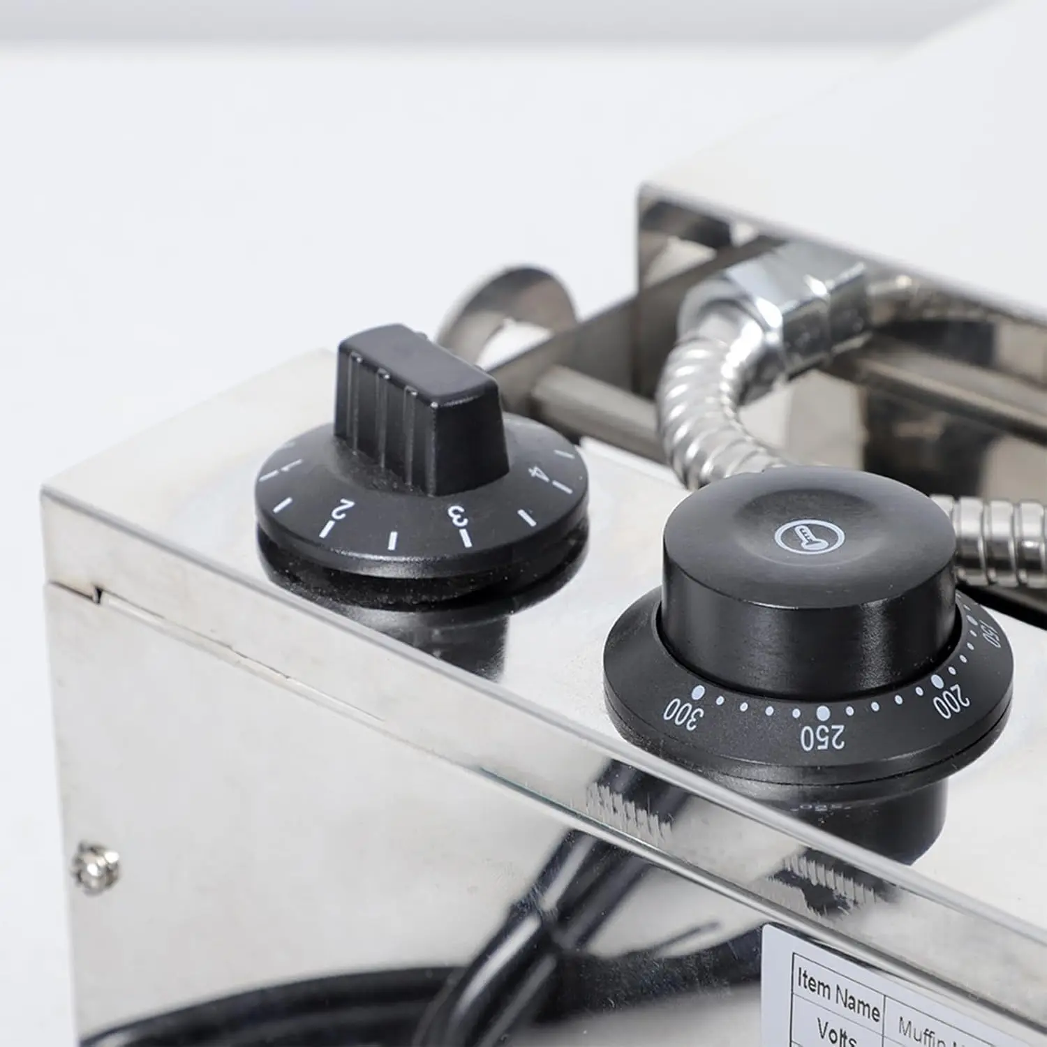 Commercial 5 Grate Waffle Iron Electric Sausage Sticks Machine Stainless Steel Chicken Roll Hot Dog Stick Waffle Maker Machine