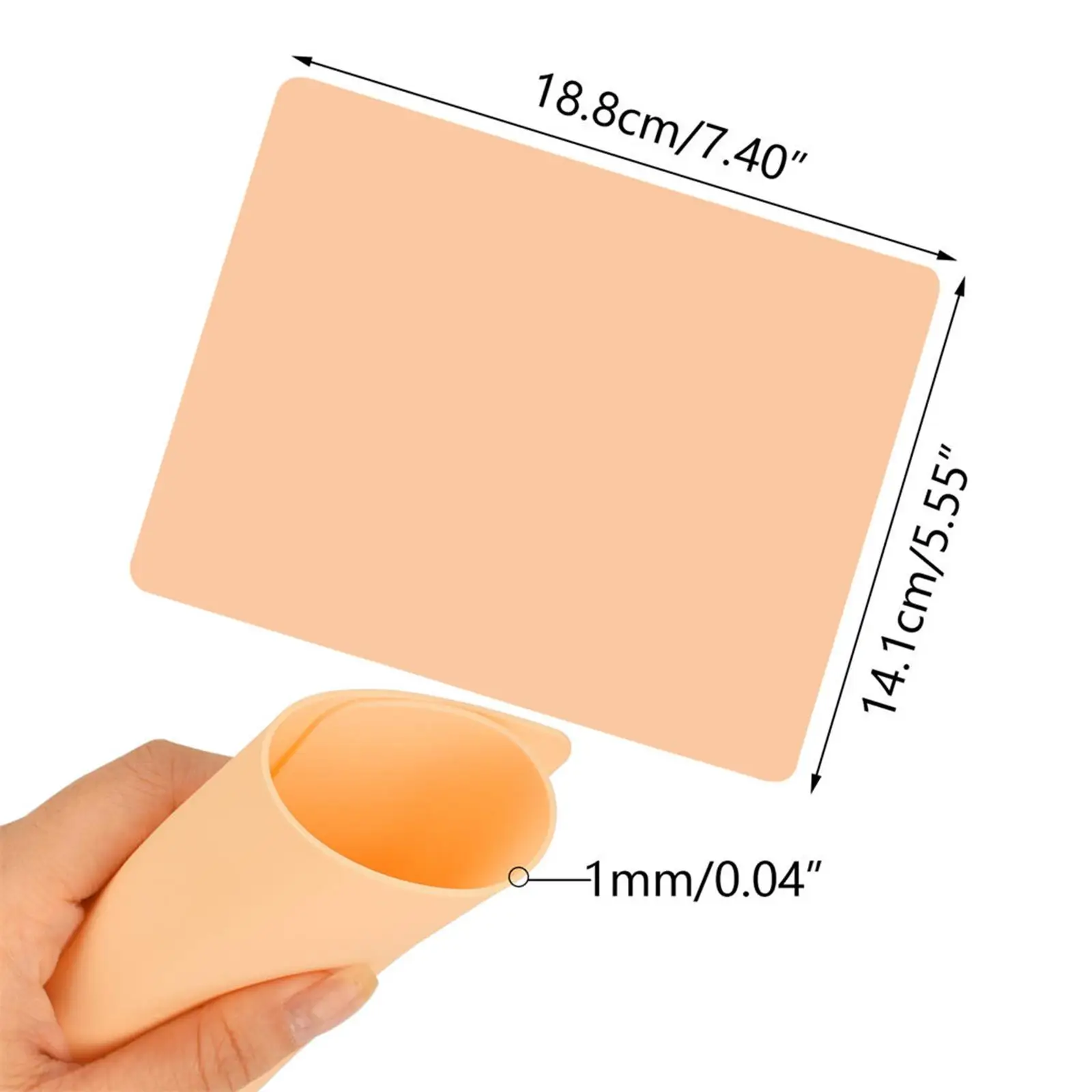 

5x Tattoo Practice Skin Blank Skin for Tattoo Supplies Beginners Experienced