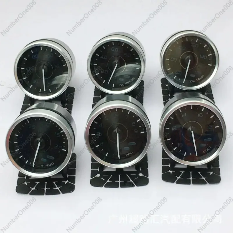 

Универсальный набор автомобильных датчиков: мониторы температуры воды, давления масла, турбонаддува, оборотов, напряжения, цифровой дисплей OBD2 для гонок