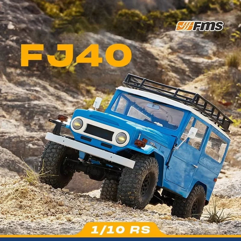 

FMS 1/10 Scale FJ40 RC Car Remote Control Electric Off-Road Climbing Vehicle Four-Wheel Drive Realistic Hard Shell Model Toy