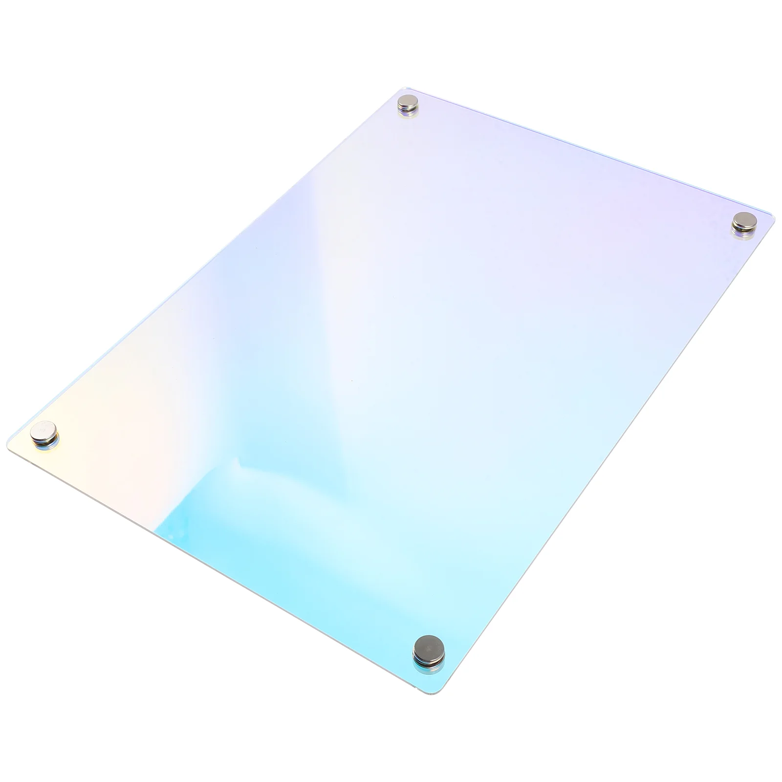 Placa de escrita apagável colorida apagável a seco planejamento acrílico branco para geladeira quadro branco de escritório magnético