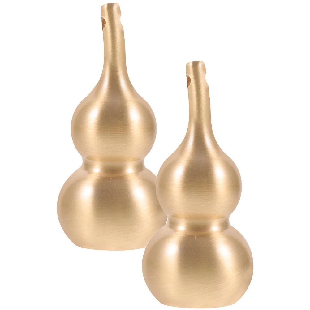 

2pcs Brass Gourd Keychain Lucky Charm Pendant for Jewelry Making Supplies Decorative Accessories DIY Necklace Bracelet Charms