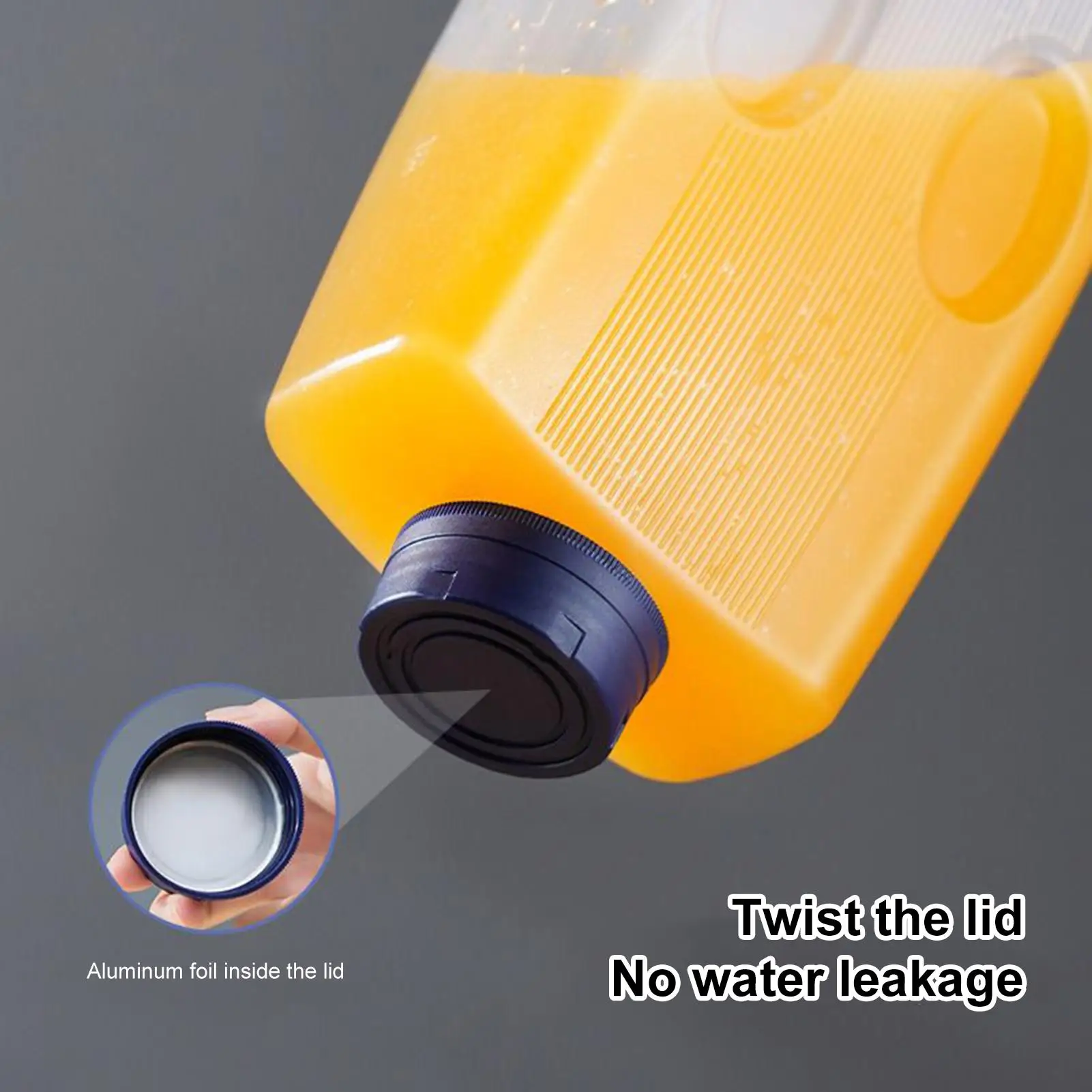 2L Juice Dispenser Leak Proof Beverage Container with Scale Heat Cold Resistant for Tea Coffee Milk Refrigerator Picnic Hiking view 5