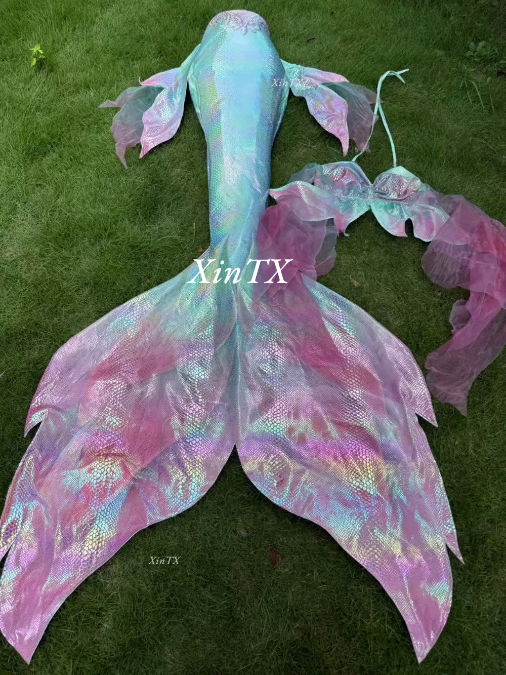 

2025 ГОРЯЧИЙ Женский купальник с хвостом русалки, ткань с горячим тиснением для взрослых, карнавальный костюм русалки, дизайн пряжи мечты, вечеринка у бассейна