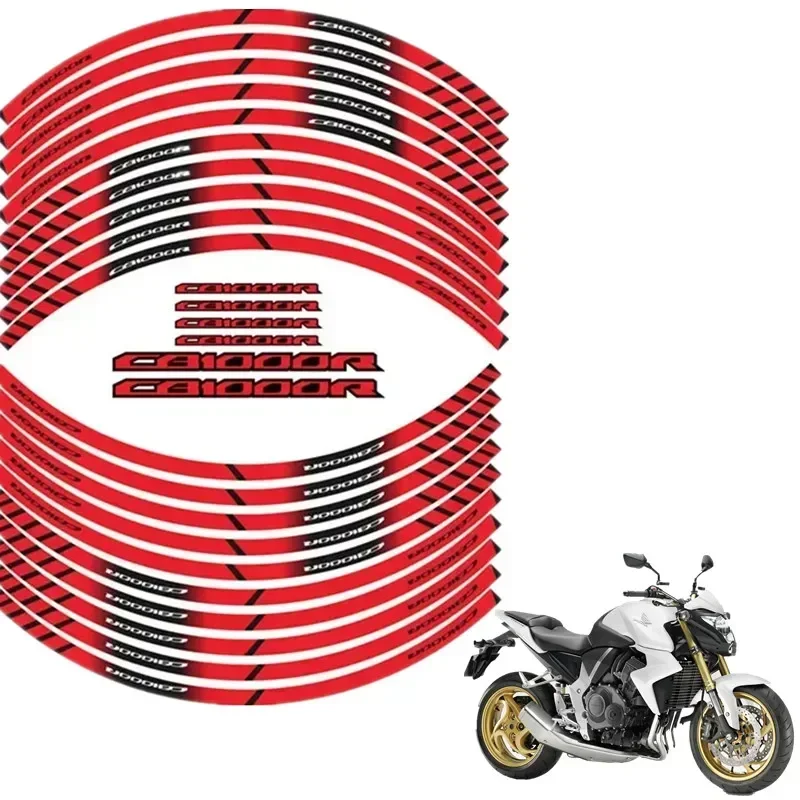 FOR HONDA CB1000R Motorcycle Parts Contour Wheel Decoration Decal Sticker - D