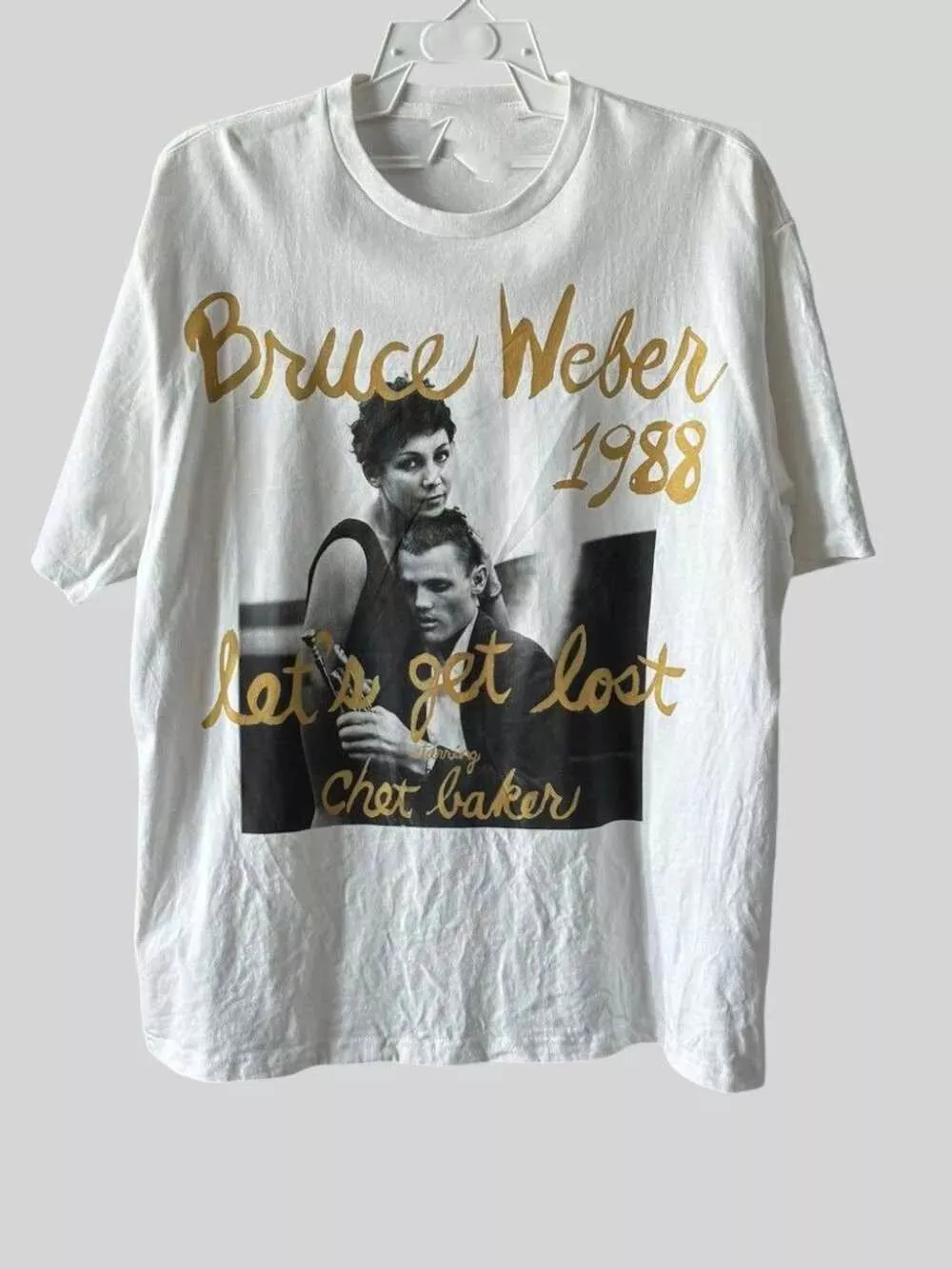 Bruce Weber Lets Get Lost Chet Baker Film T SHIRT FULL SIZE S-5XL