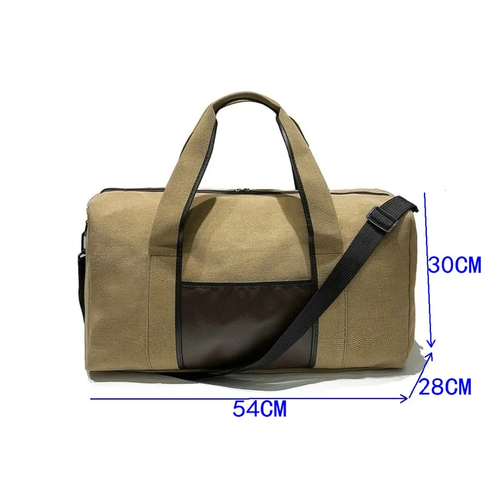 New Men's Travel Bag Large Capacity Short-distance Luggage Bag Ladies Fitness Bag Canvas Portable Travel Bag Handbags Women Bags